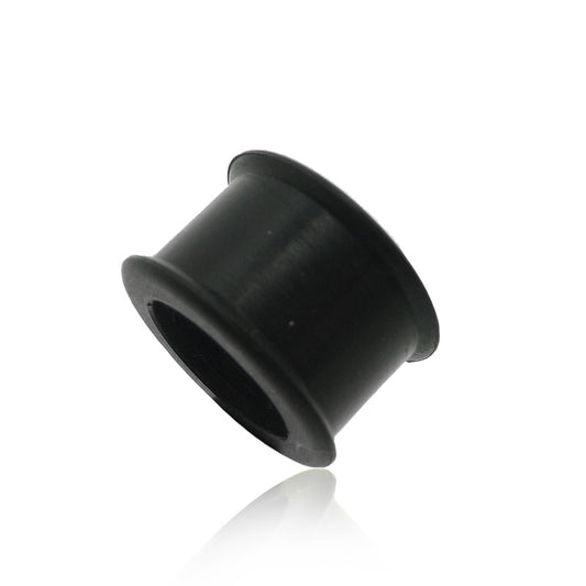 Piercing tunnel silicone noir
